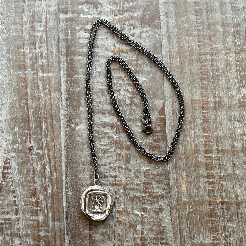 Pyrrha Silver “Renewal” Necklace with chain